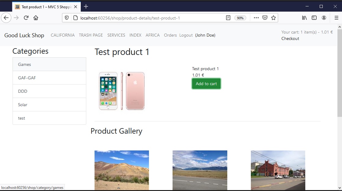 Page Shop Product-details